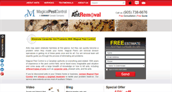 Desktop Screenshot of antsremoval.com